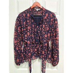 Walter-baker Women's Blue and Pink Blouse